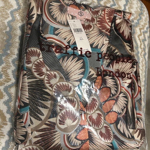 Anthropologie silk kaftan dress - Picture 3 of 7